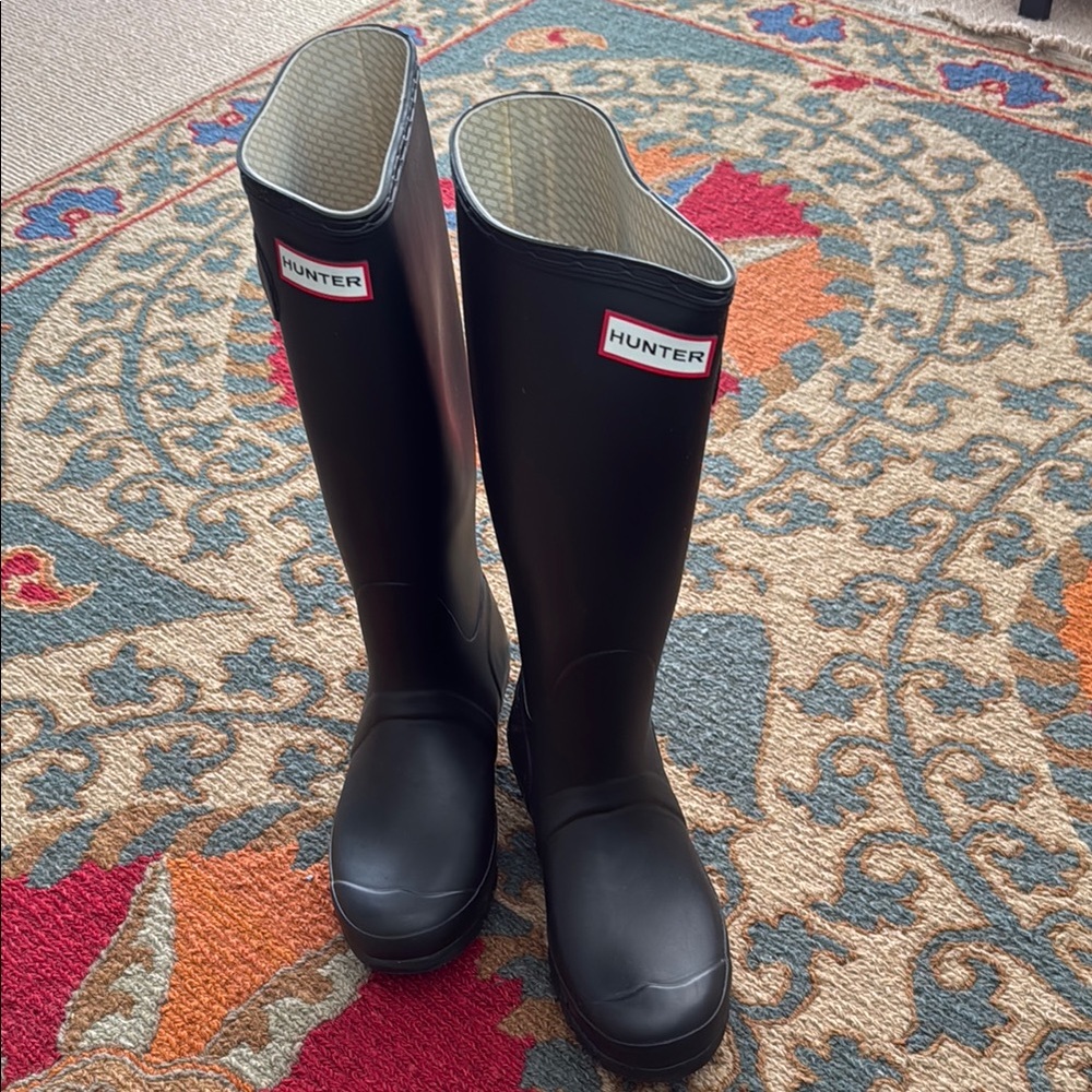 Hunter Black Rain Boots